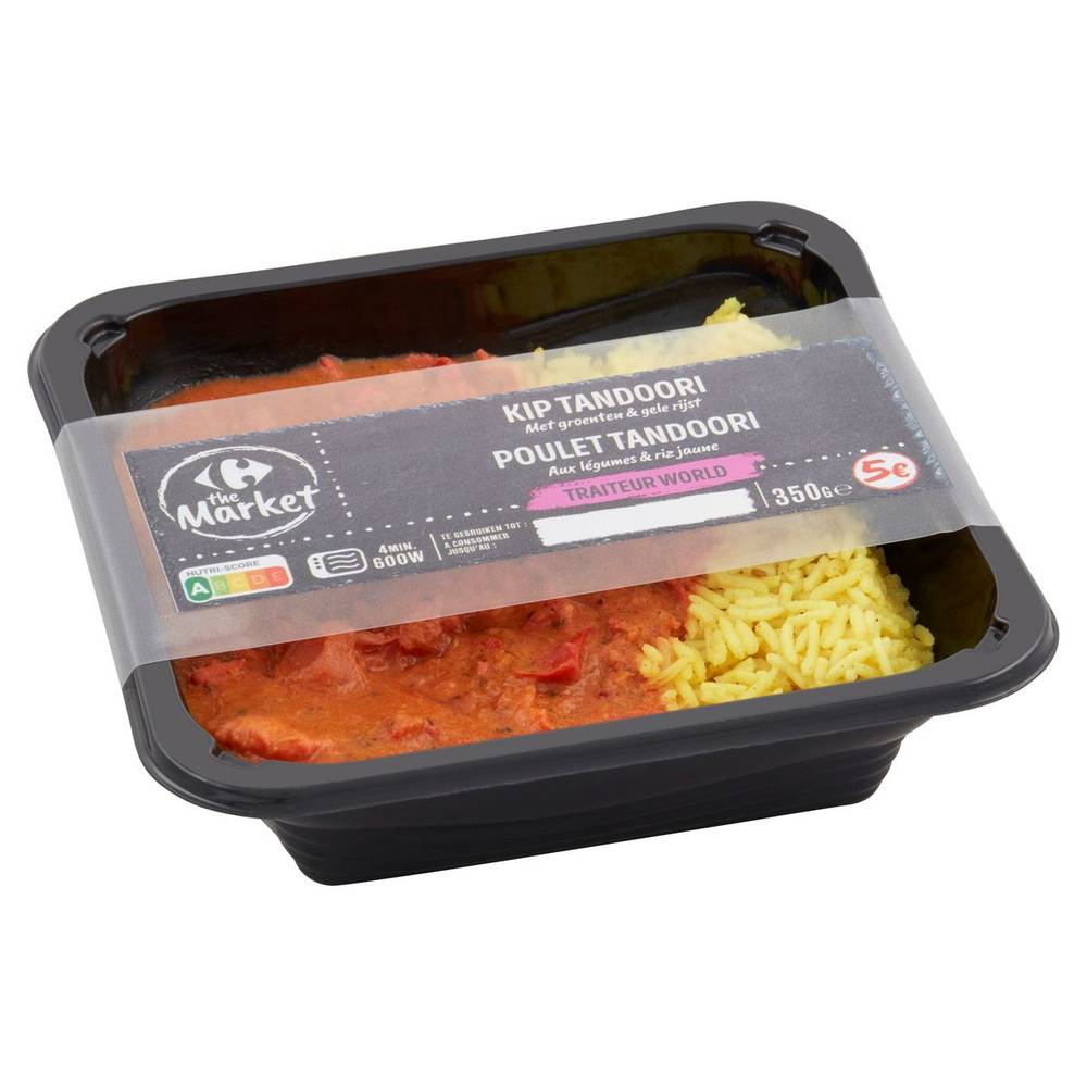 Carrefour The Market Traiteur World Poulet Tandoori aux Légumes 350 g