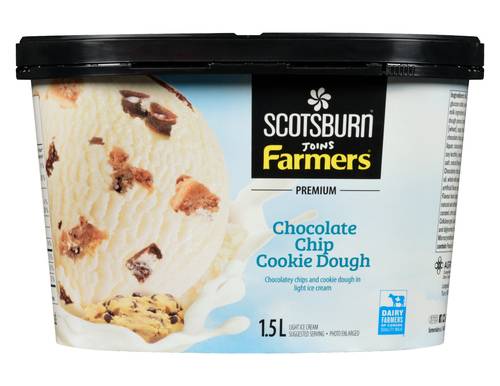 SCOTSBURN Crème Glacée Pâte À Biscuit Aux Pépites De Chocolat 1.5 L / SCOTSBURN Ice Cream Chocolate Chip Cookie Dough 1.5 L