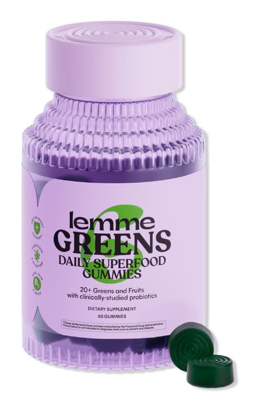 Lemme Greens: Daily Superfood Gummies 60 ct