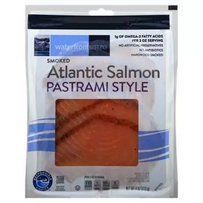 Waterfront Bistro Smoked Atlantic Salmon Pastrami Style