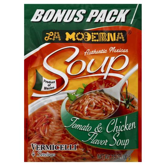 La Moderna Tomato & Chicken Flavor Soup (3.5 oz)