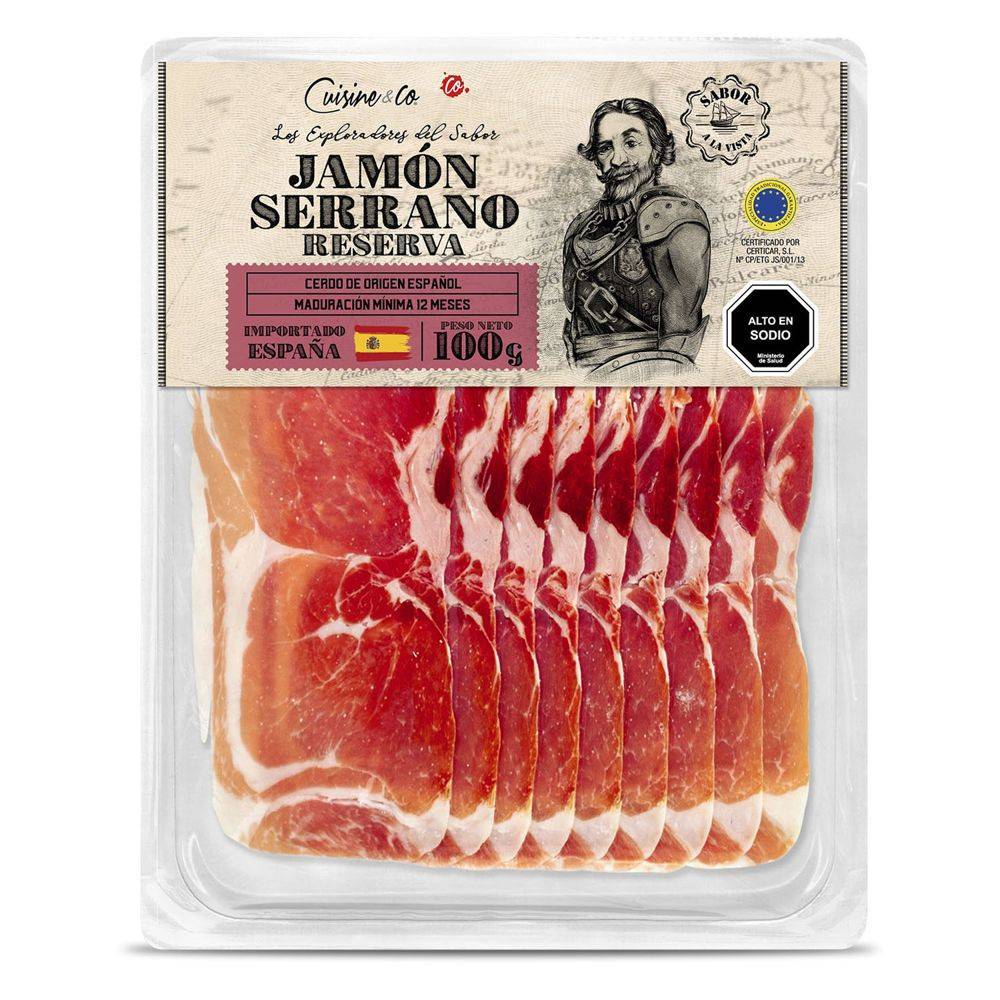 Cuisine & Co · Jamón serrano reserva (100 g)