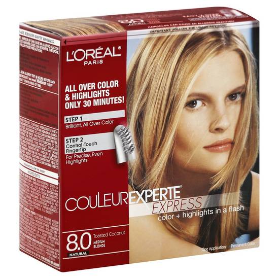 L'oréal 8 Toasted Coconut Couleur Experte Color + Highlights (1 set)