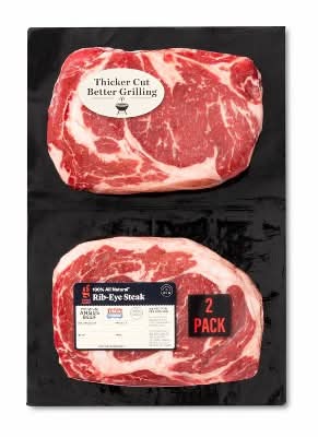 Fresh USDA Choice Angus Beef Ribeye Family Pack - 1.24-2.27 lbs - price per lb - Good & Gather™