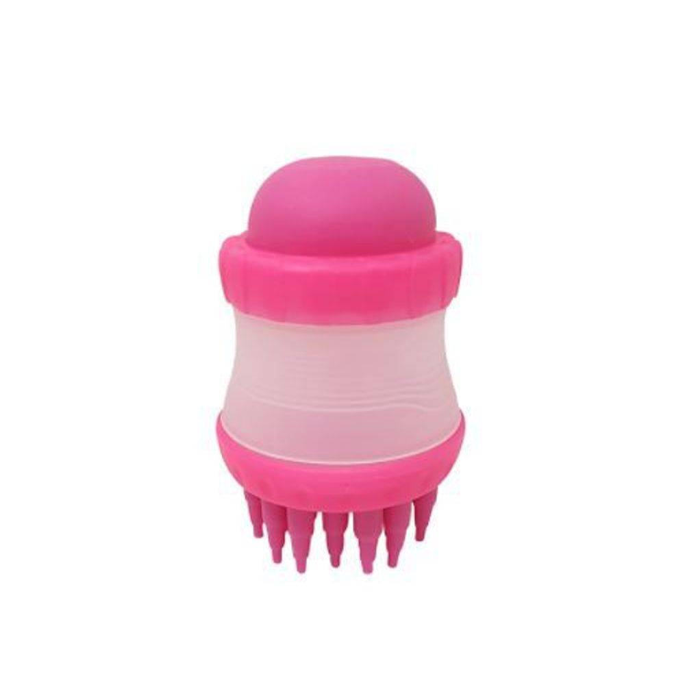 Western pet escova massageadora para banho rosa (1 unidade)