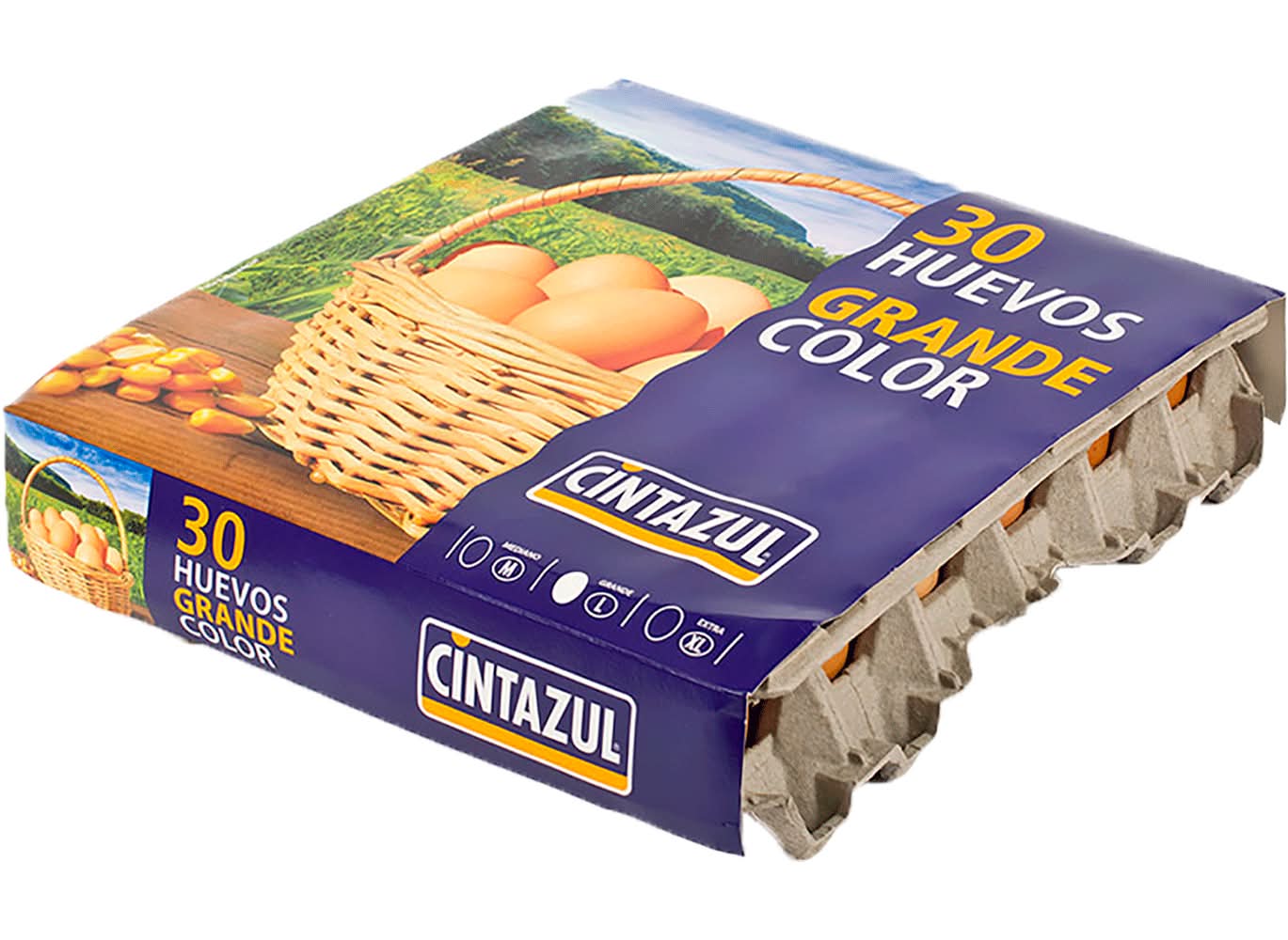 Cintazul · Huevos de gallina - Grande (30 un)