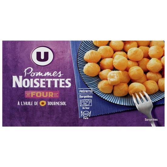 Les Produits U - Pommes noisettes à l'huile de tournesol (350g)