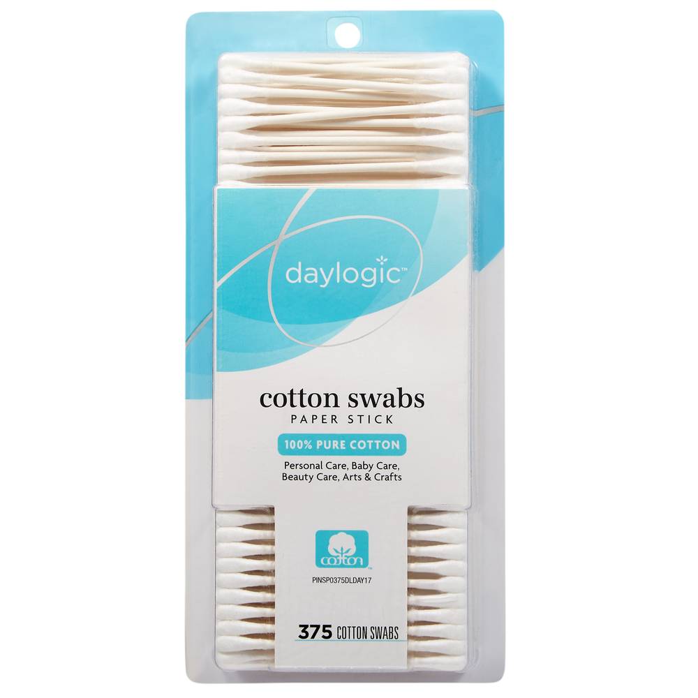 Ryshi Cotton Swabs Paper Stick (375 ct)
