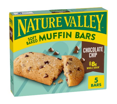 Nature Valley Soft-Baked Muffin Bars, Chocolate Chip (6.2 oz, 5 ct)