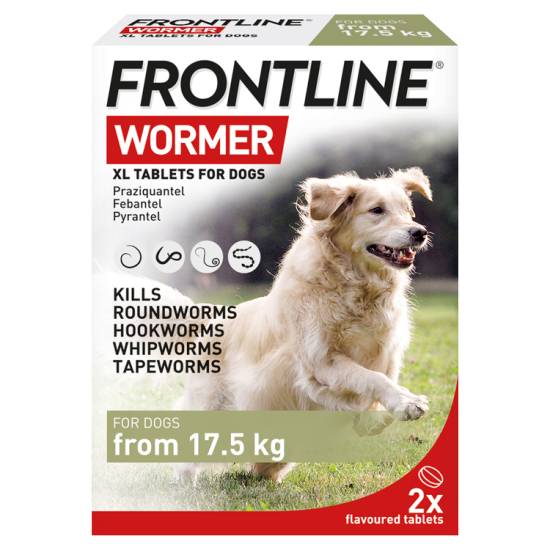 Frontline Wormer Xl Flavoured Tablets For Dogs (10g)