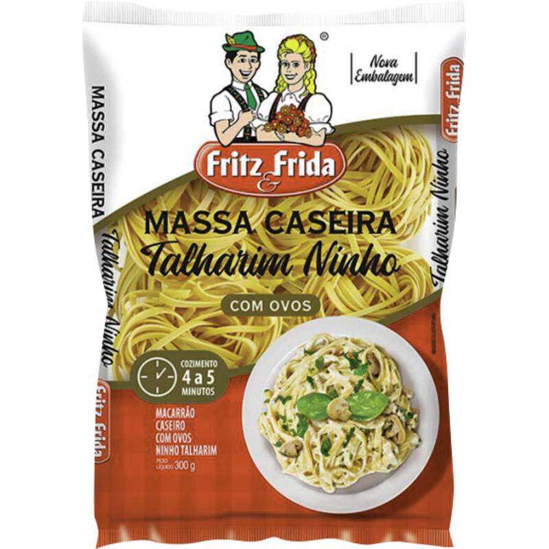 Fritz & frida massa tipo caseira com ovos talharim ninho (300g)