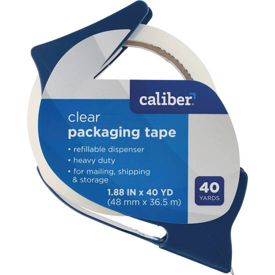 Caliber Clear Packaging Tape (white)