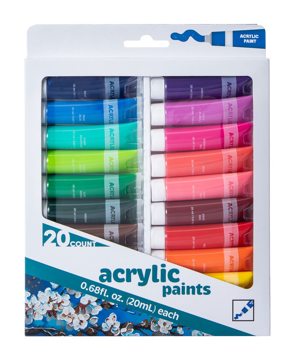 Acrylic Paints 20-Count V2
