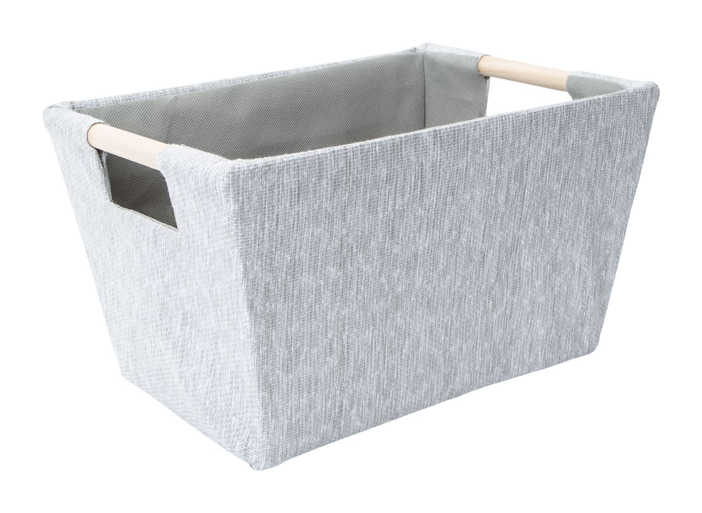 Woven Storage Bin Gray