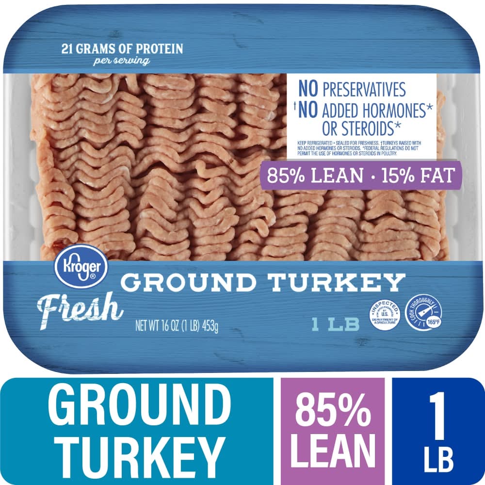 Kroger® 85/15 Fresh Ground Turkey Tray 1 LB