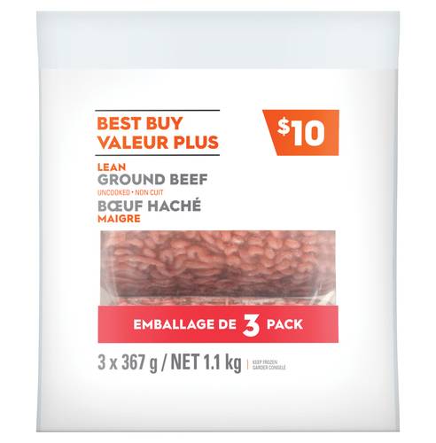 Best Buy Lean Ground Beef (1.1 kg, 3 ct)