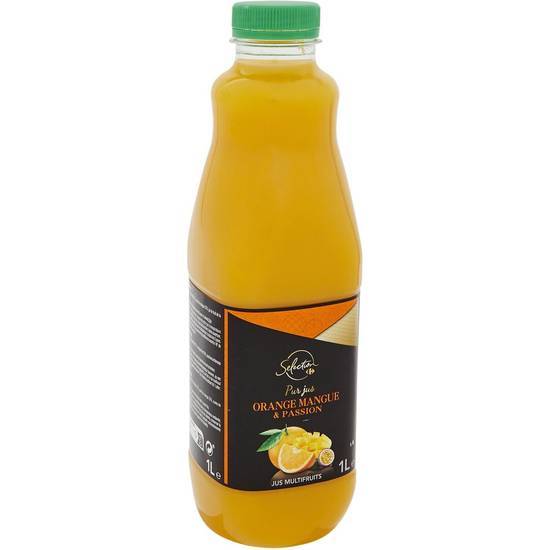 Carrefour Sélection - Jus de multifruits (1 L) (orange - mangue - passion)