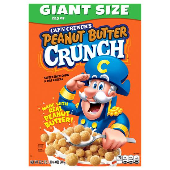 Cap'n Crunch Peanut Butter Crunch Cereal