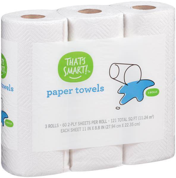 That's Smart! Paper Towels (3 ct) (11 inch x 8.8 inch)