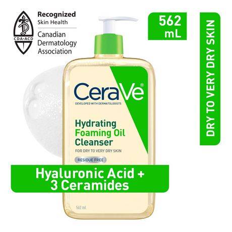 Cerave Hydrating Foaming Oil Skin Cleanser