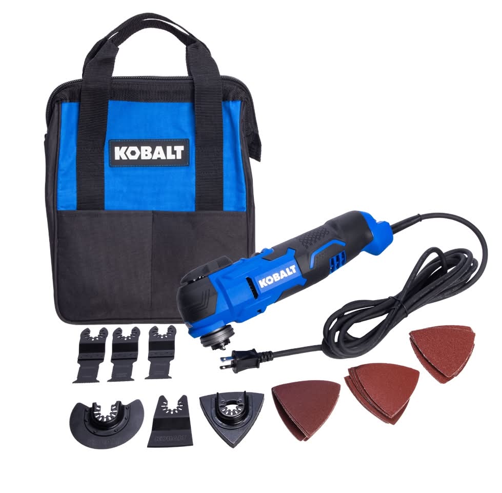 Kobalt 4 -Amp Variable speed 28 -Piece Oscillating Multi-Tool with Soft ( )