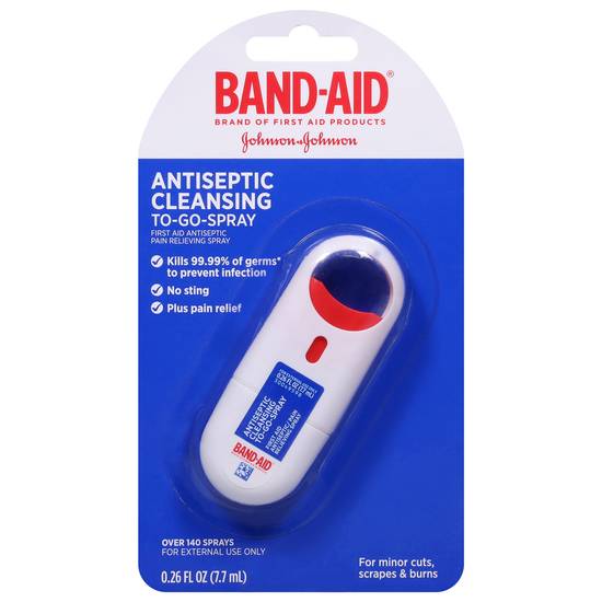 Band-Aid Antiseptic Cleansing To-Go Spray