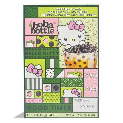 A-Sha Hello Kitty Boba Kit Matcha Latte - 4pk/7.76oz.