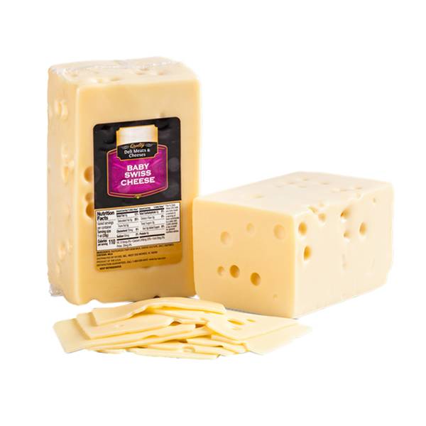 Hy-Vee Quality Sliced Baby Swiss Cheese