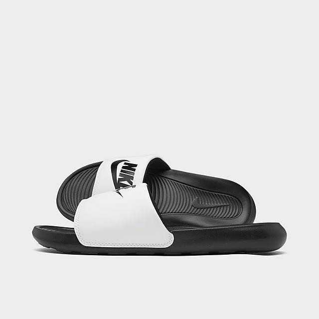 Nike Men's Victori One Slide Sandals (size 10/black-white)