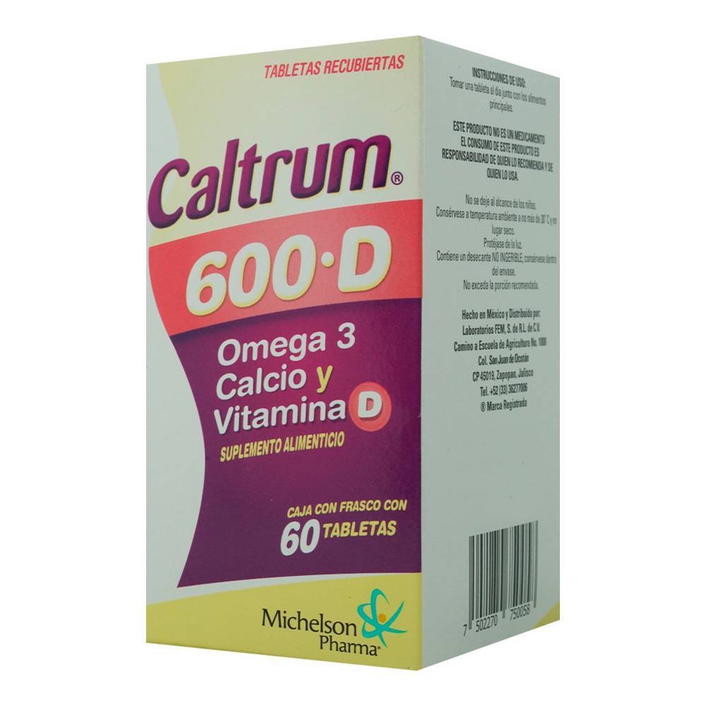 Caltrón calcio y vitamina d (0.4)