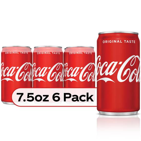 Order Coca-Cola Soda Soft Drink (7.5 oz x 6 ct) food online from Rite Aid store, Shawnee on bringmethat.com