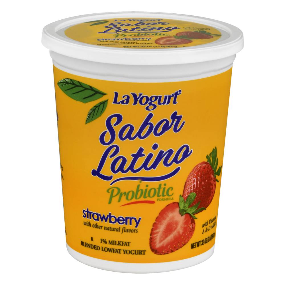 La Yogurt Sabor Latino Probiotic Yogurt, Strawberry (32 oz)