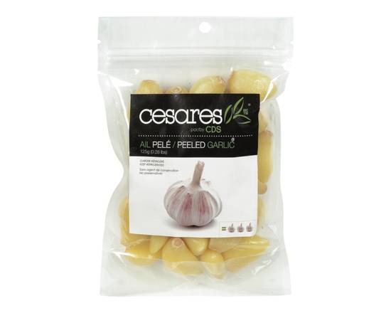 Cesares · Ail pelée (125 g) - Peeled garlic (125 g)
