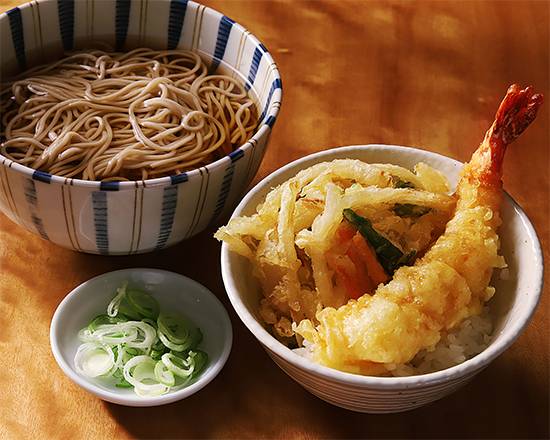 【人気No.1】 ミニ海老天丼セット