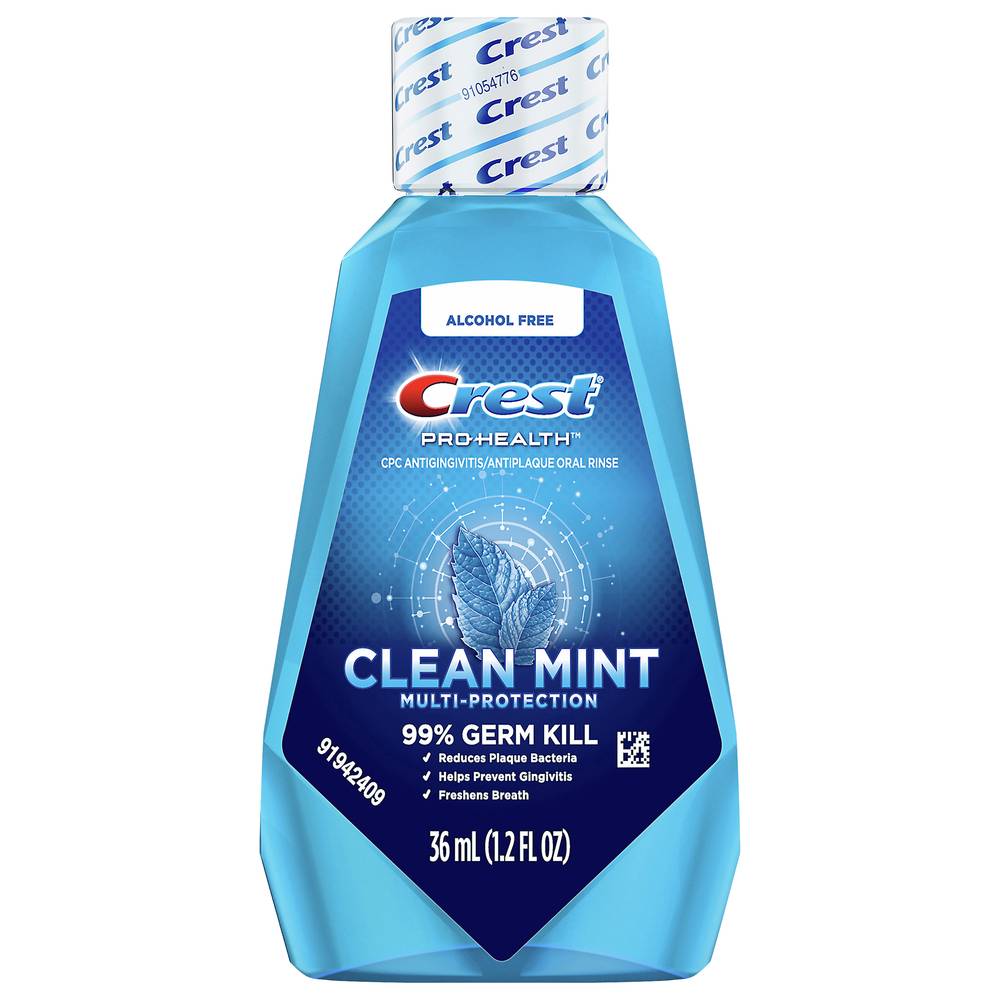 CREST Pro Health Mouthwash, Clean Mint (1.2 fl oz)