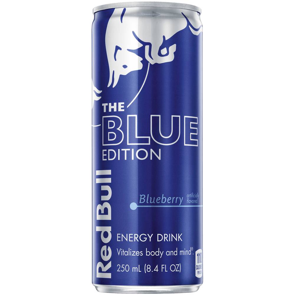 Red Bull The Blue Edition Energy Drink, Blueberry (8.4 fl oz)