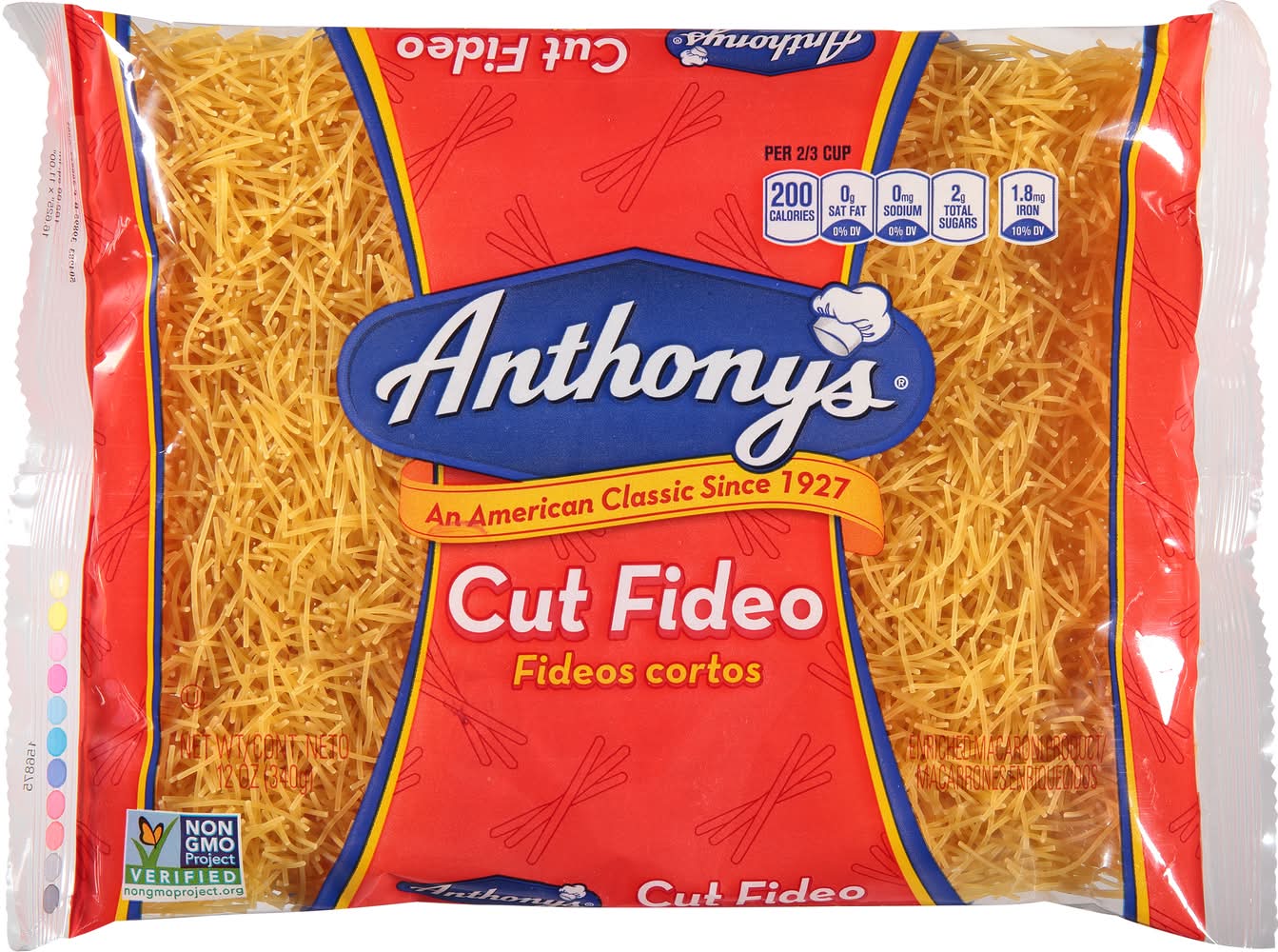 Anthonys Cut Fideo Pasta (12 oz)