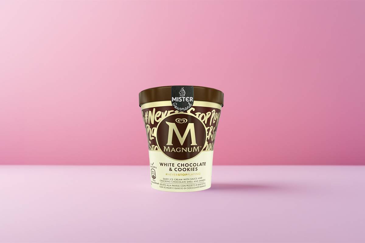 Magnum chocolat blanc cookies 440 ml