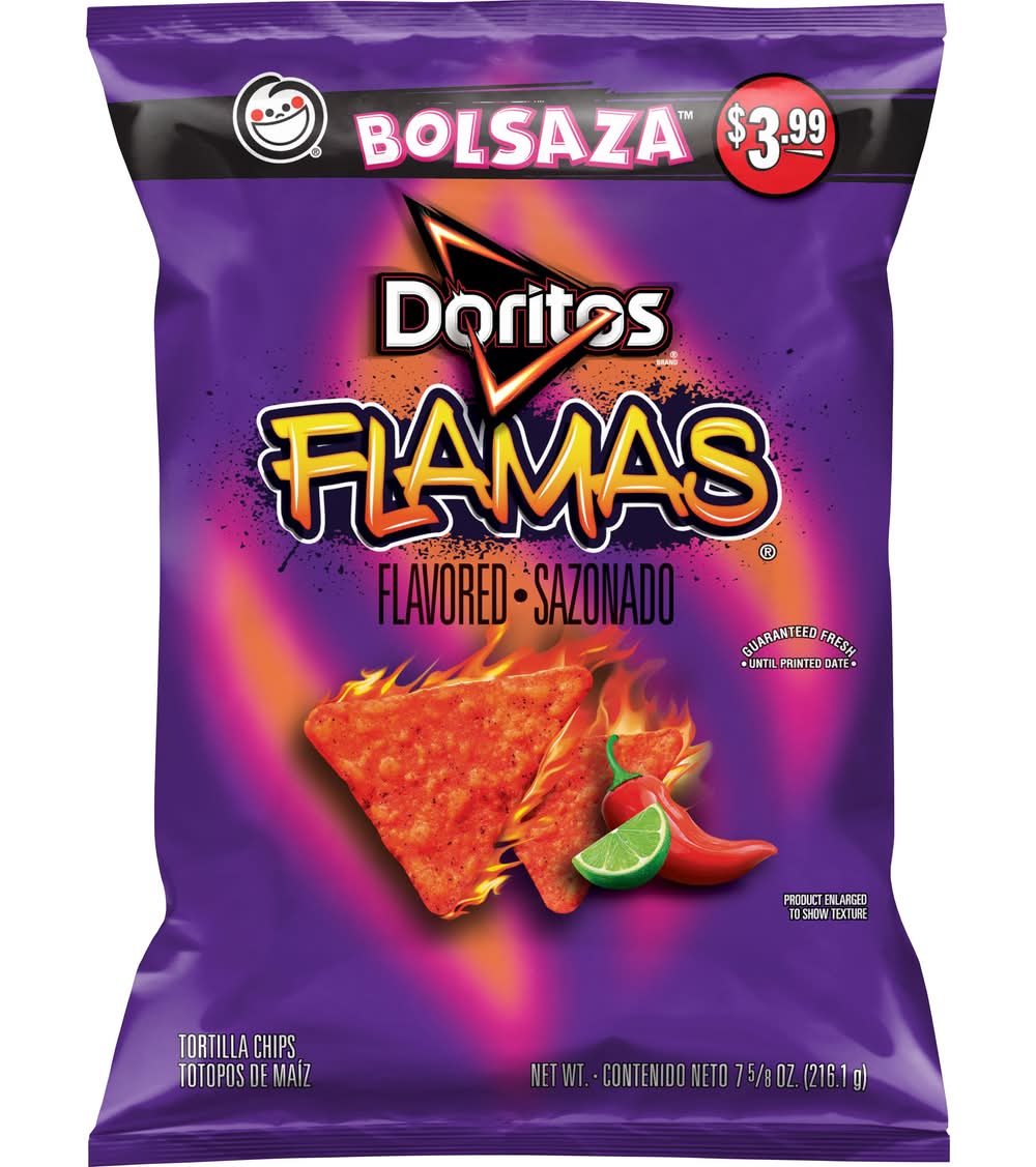 Doritos Tortilla Chips, Flamas (7.62 oz)