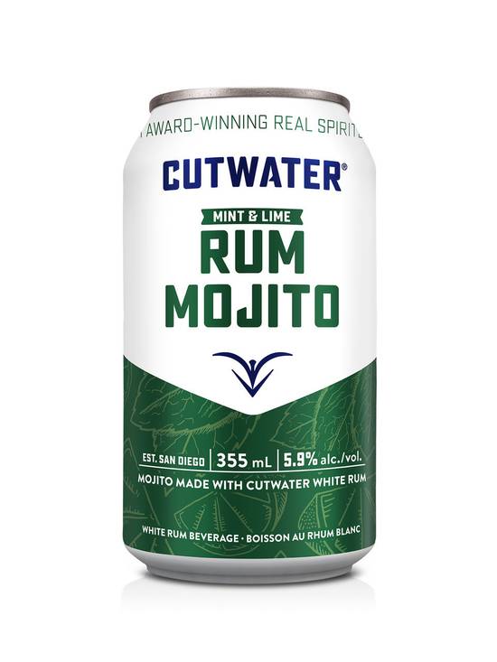 Cutwater Spirits · Rum Mojito (355 mL)