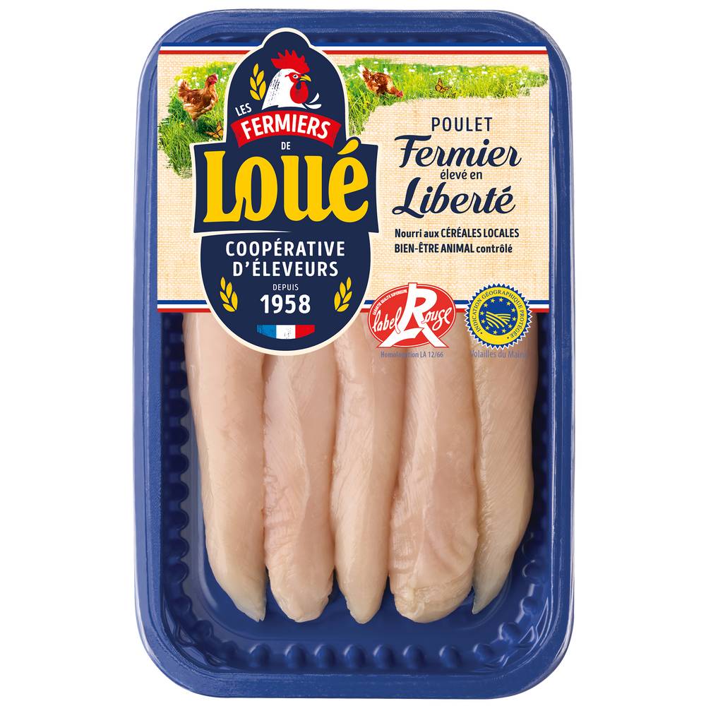 Loué - Aiguillette de poulet blanc fermier label rouge (180g)