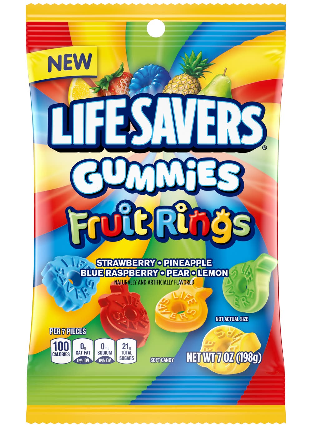 Life Savers Fruit Ring Gummies (7 oz)