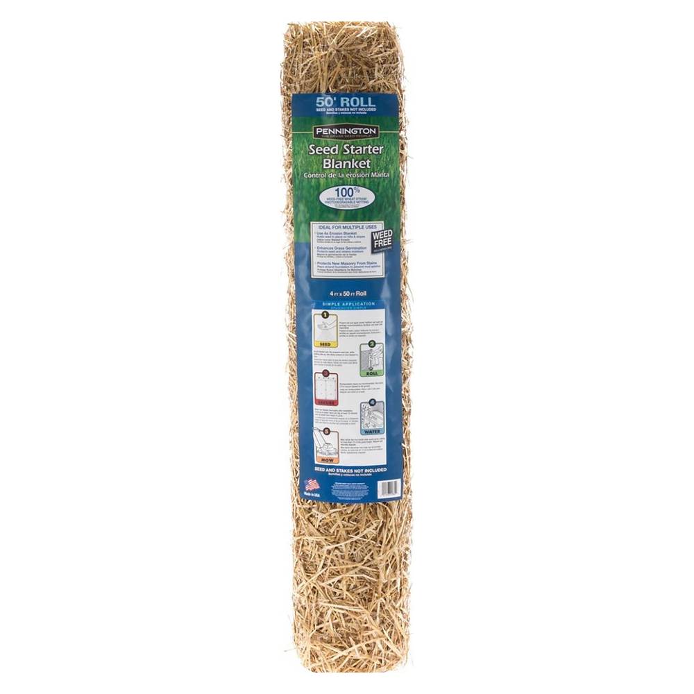 Pennington 50-ft x 4-ft Straw Seed Blanket | 2149601882