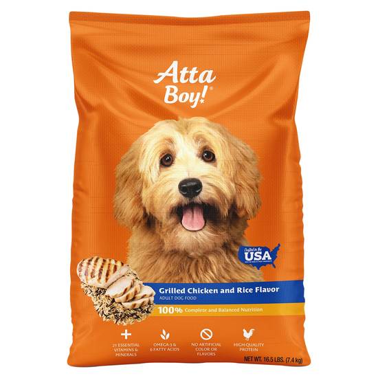 Atta Boy Grilled Chicken and Rice Adult Dog Food