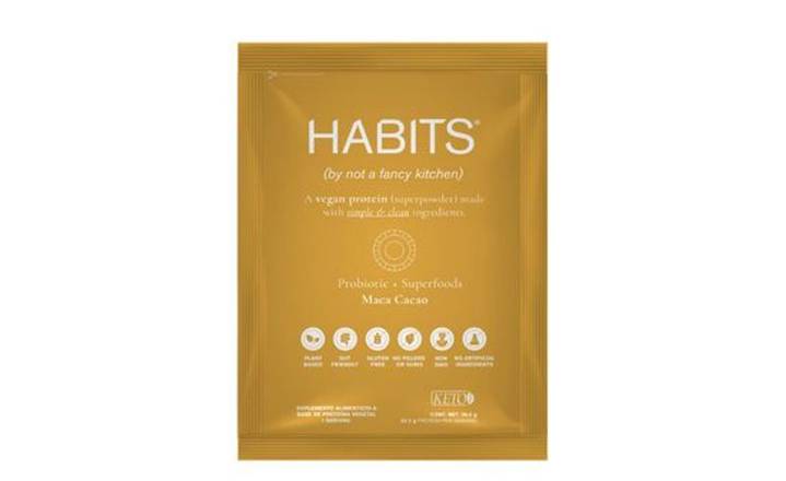 Sachet proteína sabor maca-cacao Habits 30g