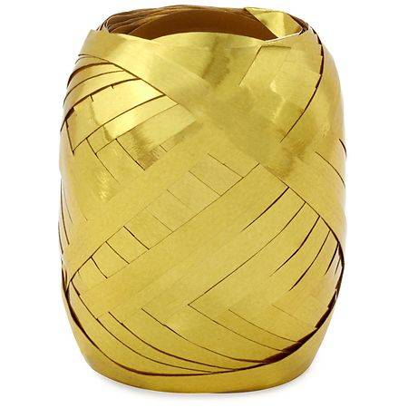 Inspirations from Hallmark Holiday Curling Ribbon, 600 in, Metallic Gold