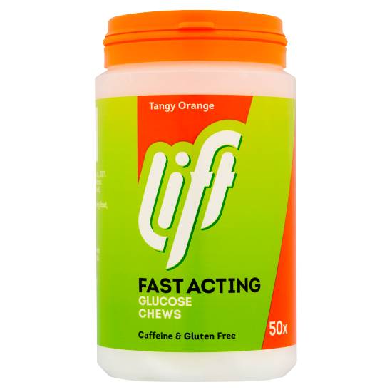 Lift Fast Acting Glucose Chews (tangy orange)