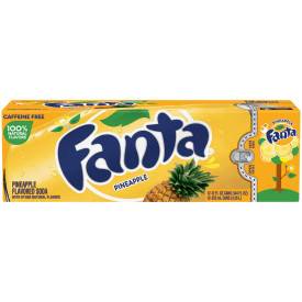 Fanta Pineapple Soda Pack Cans, 12 fl oz, 12 Pack, 2 Sets (12 Units)