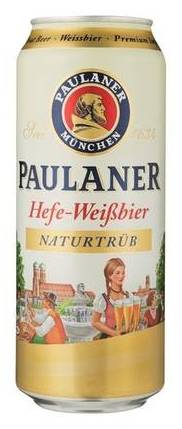 Paulaner Hefe-Weizen Munich Wheat Beer (16.9 fl oz)