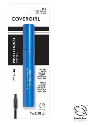 Covergirl® 3-in-1 Professional Straight Brush Mascara Black